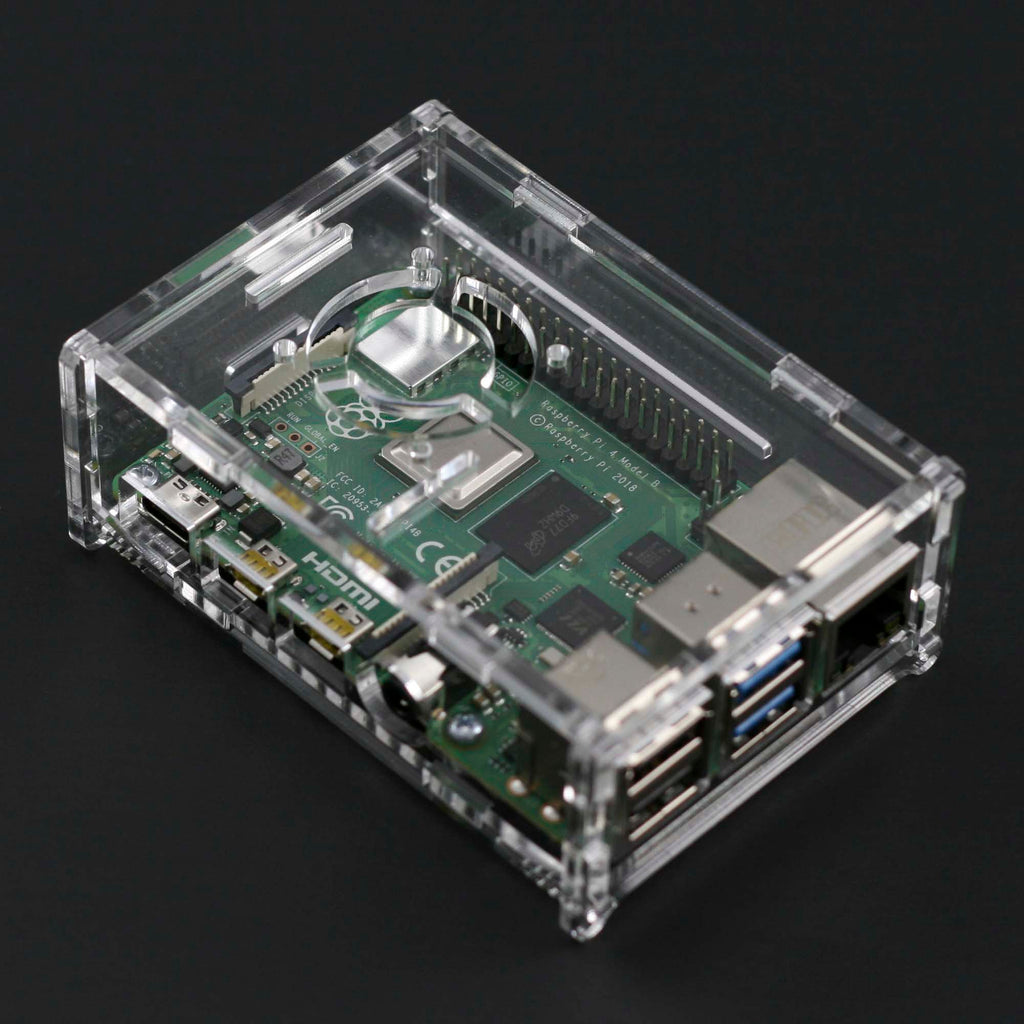 Clear Raspberry Raspberry Pi Clear Case